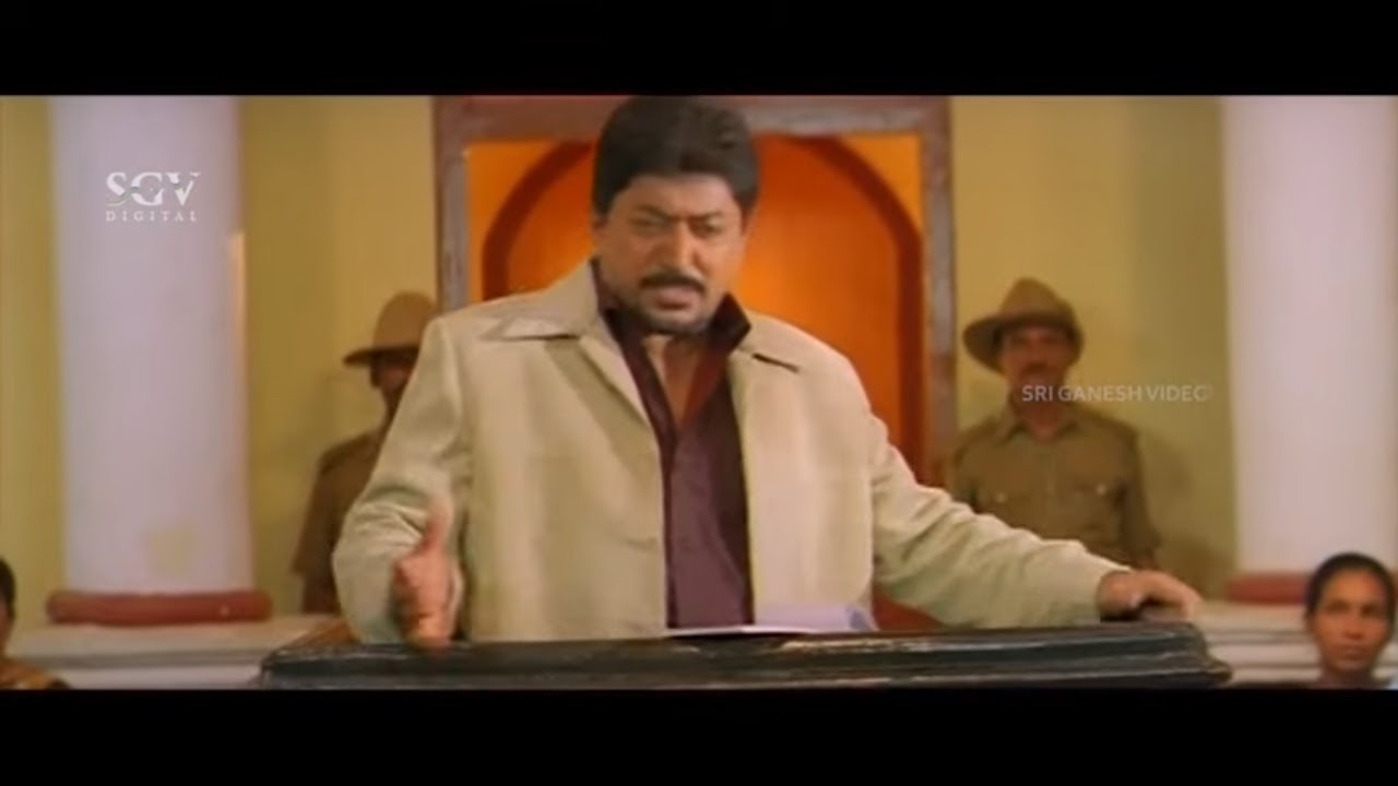 ಇವ್ನು ಪೊಲೀಸ್ ಆಗಿ, ನನ್ನ ಹೆಂಡ್ತಿ ಜೊತೆ ಅನೈತಿಕ ಕ್ರಿಯೆಯಲ್ಲಿ ತೊಡಗಿದ್ದ| IPC Section 300 Kannada Movie Scene
