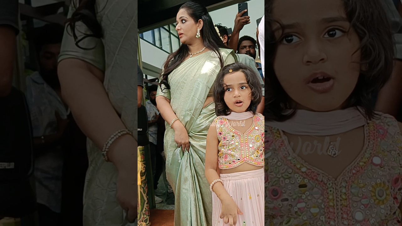 ദിലീപേട്ടന്റെയും കാവ്യ ചേച്ചിയുടെയും മാളൂട്ടിയെ കാണാൻ എന്തൊരു സുന്ദരിയാ 😍#kavyamadhavan #dileep