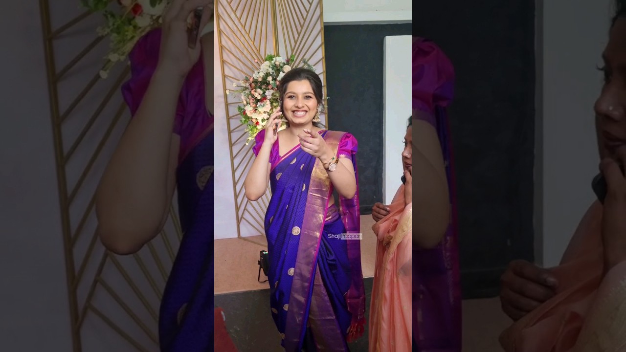 നിങ്ങൾ കഴിച്ചോ സ്നേഹത്തോടെ നിരഞ്ജന ചോദിച്ചത് കേട്ടോ | Noorin Shereef Wedding |Niranjana Anoop #shots