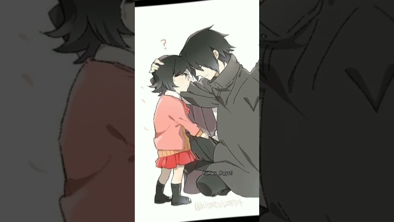✨//Саске и Сарада//🥰🥺{Как это прекрасно быть отцом!}❤️‍🩹 #shorts #рекомендации #anime