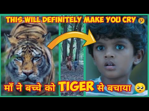 केसे एक मां ने अपने बच्चे को Tiger से बचाया 🥺| Mother's Love Heart ❤️Touching Story| #shorts