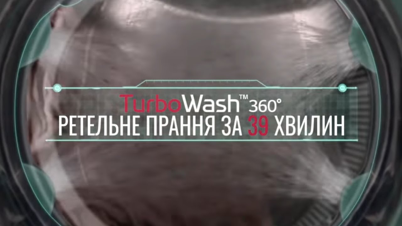 Лише швидкості недостатньо - Пральна машина LG AI DD™