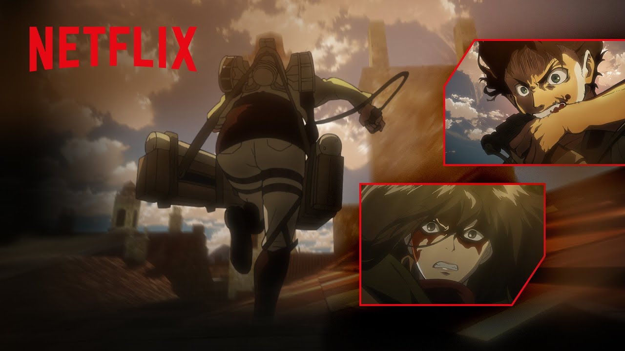 神作画 - 戦闘シーン | 進撃の巨人 | Netflix Japan