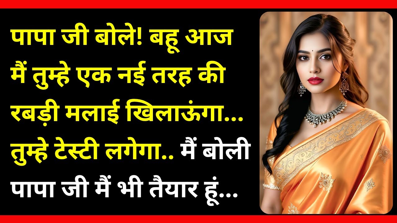 ससुर की प्यारी बहू - 37 | Hindi Kahani Husband and Wife | Hindi Bedtime Stories | Romantic Novel