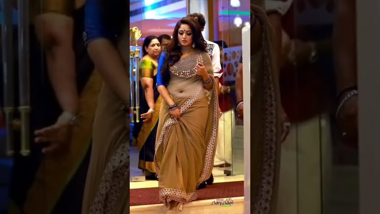 ചേച്ചി പൊളിച്ചു മക്കളെ കിടുക്കാച്ചി ലുക്ക് kavya Madhavan Stylish In Saree #celebrityphotoshoot