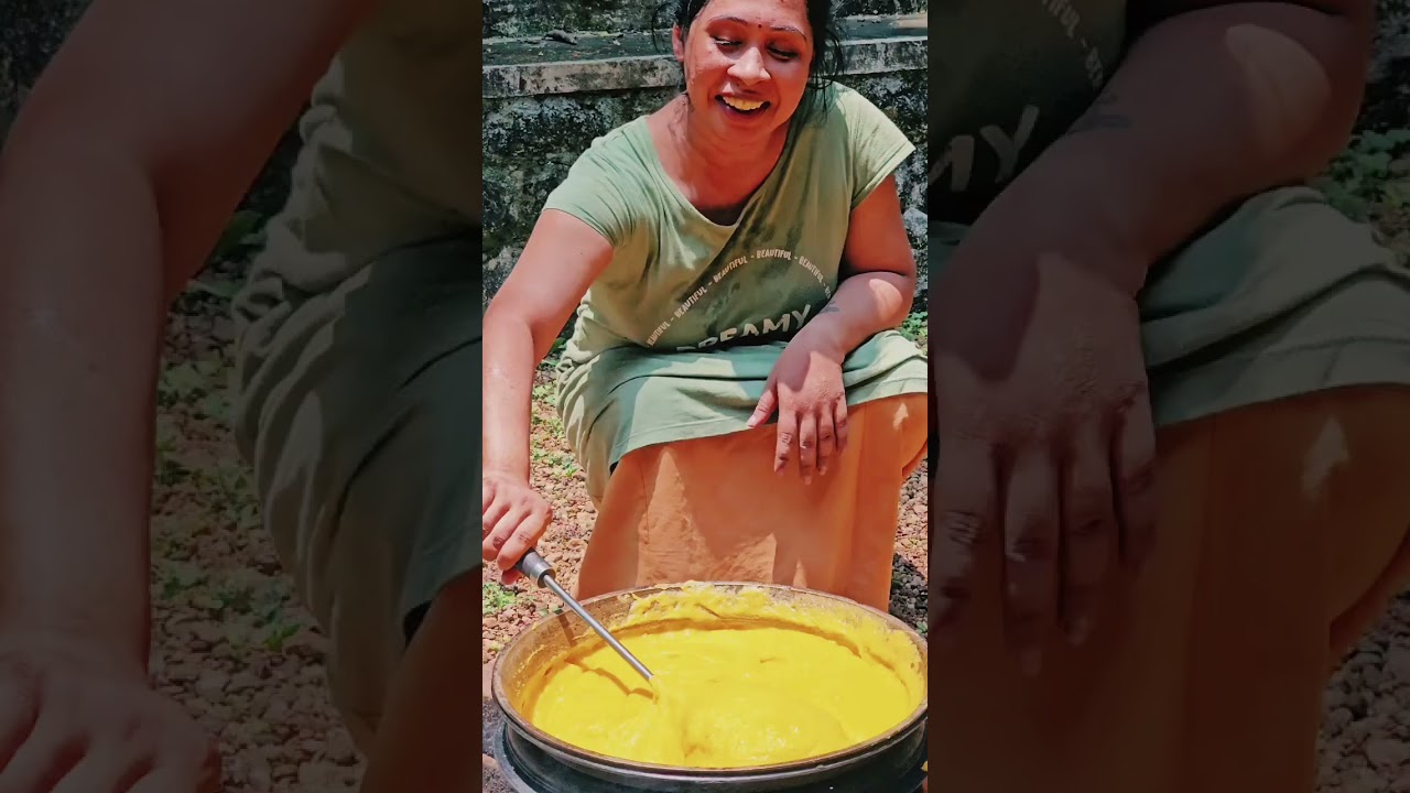 ചക്ക ഹൽവ ഉണ്ടാക്കാൻ നോക്കിയതാ പൊട്ടിത്തെറിയോട് പൊട്ടിത്തെറി#kerala #instagood #gowri_mathews #