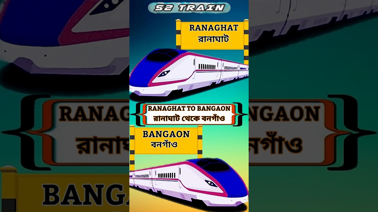 রানাঘাট থেকে বনগাঁও ট্রেন | Ranaghat to Bangaon train #shorts #train #travel #trending #shortsfeed