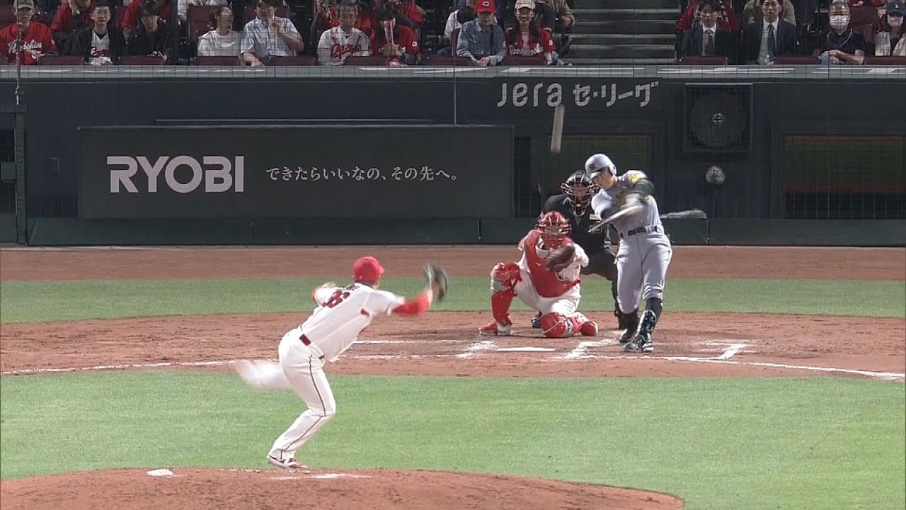 阪神タイガース 豊田寛 プロ初タイムリー 初打点 2025/5/30 広島 vs. 阪神 10回戦 ＠マツダスタジアム