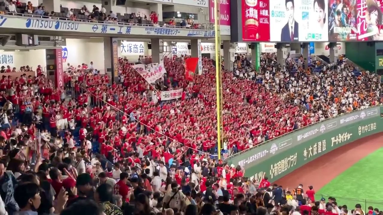アドゥワ誠 プロ初完封瞬間   カープ7連勝   巨人vs広島　2024.08.06