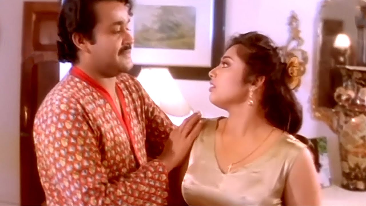 ഇപ്പഴും നിനക്ക് എന്നെ വിശ്വാസമില്ലേ? Mohanlal, Meena - Best Scene