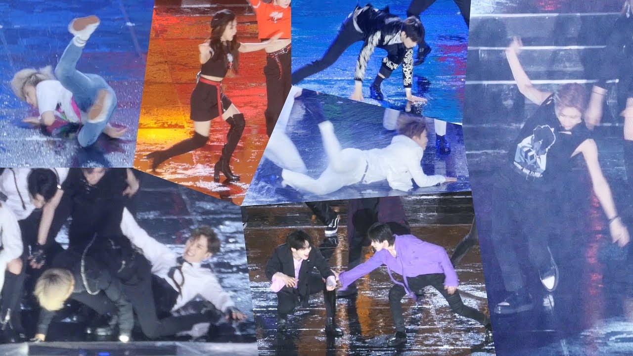 미끄럼주의 : 안타까웠던 순간들 Slip on the stage, Kpop : 2018