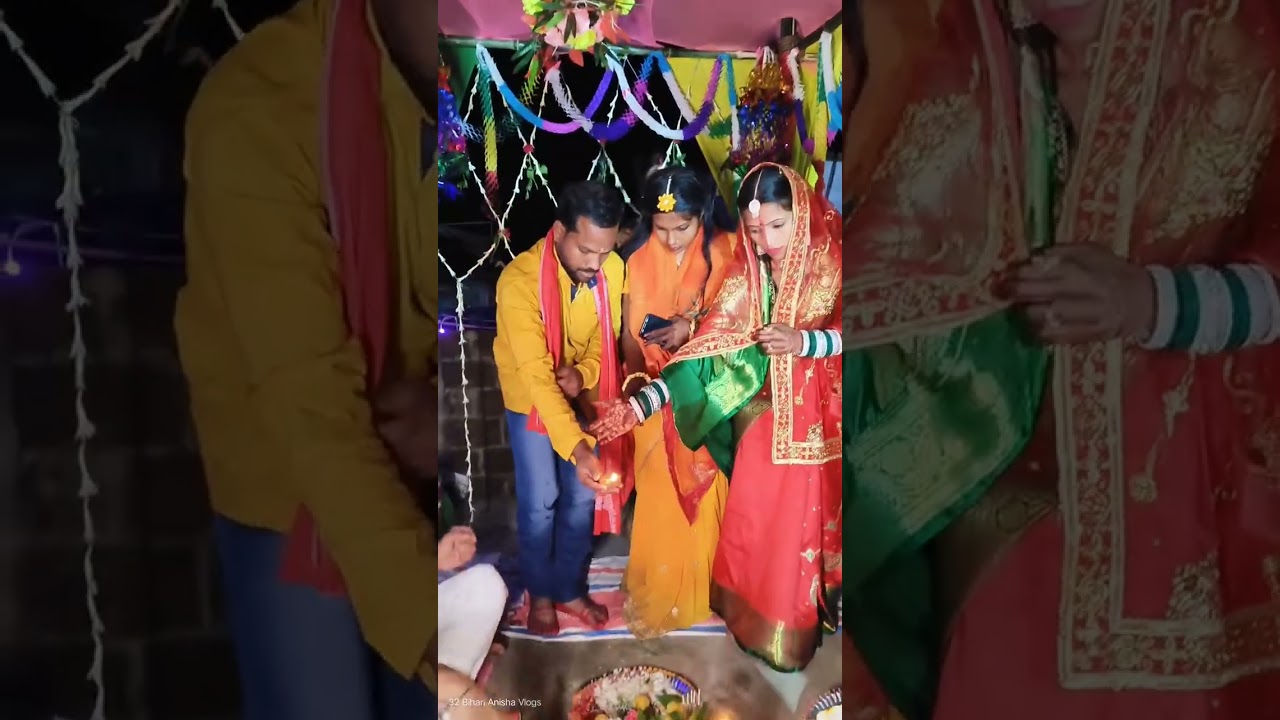 शादी रस्म ❤️ #1 Village Lifestyle Vlog | Daily Lifestyle Vlog #shorts #ytshorts #viralshorts