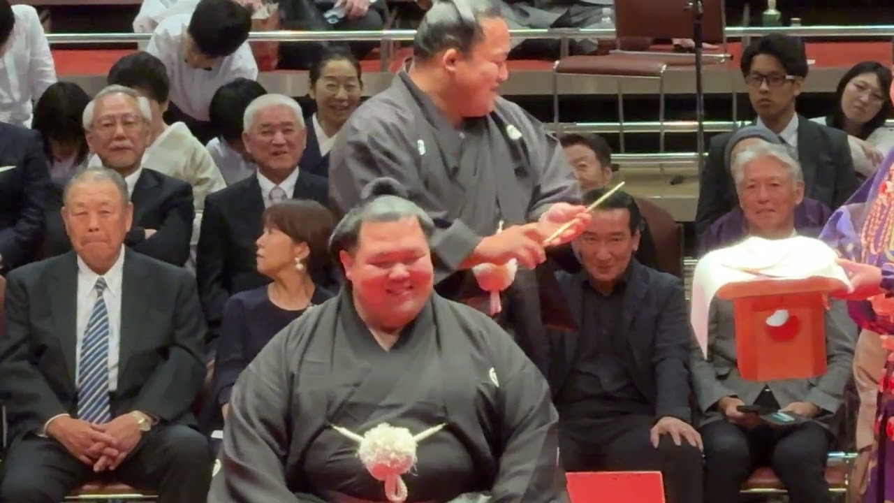 速報版【阿武咲断髪式】王鵬 正代 尊富士 錦富士が鋏をいれる2025.6.1 [ONOSHO retirement ceremony]