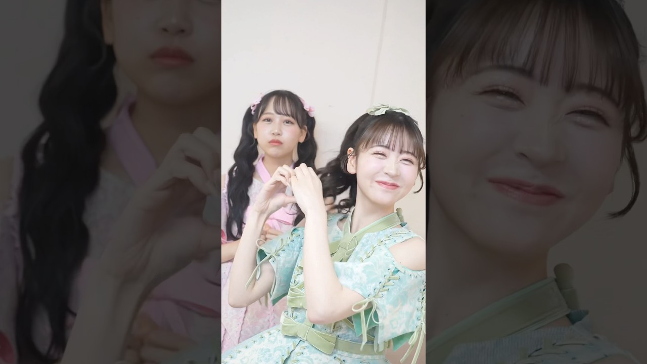 真顔が苦手なかれんたん🥹🩷💚#松本かれん #櫻井優衣 #ふるっぱー #FRUITSZIPPER #フルーツジッパー
