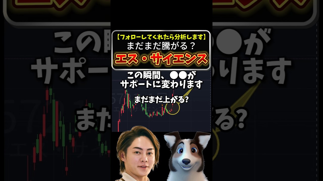 【まだまだ騰がる？エス・サイエンス】今後の株価の展開をズバリ予想してみた #エス・サイエンス  #新nisa #株式投資