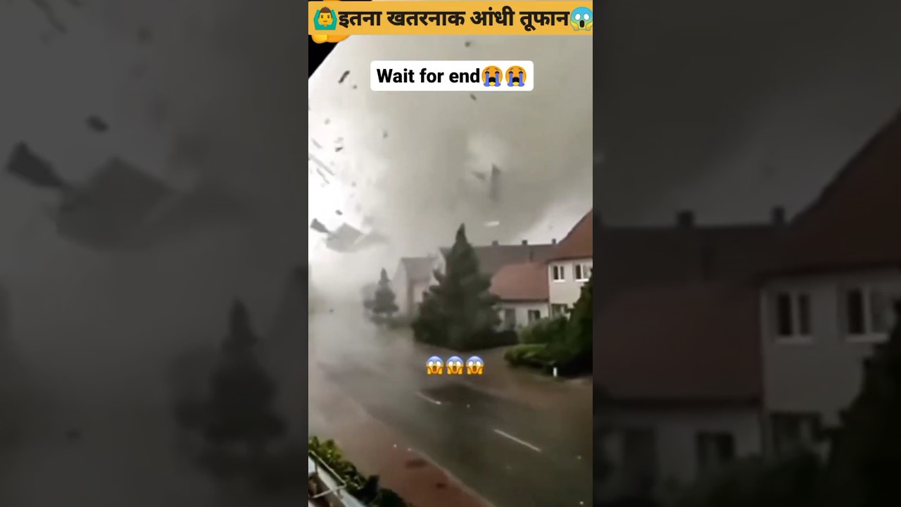 😭खतरनाक आंधी तूफान😱 #short #viral #toofan  #rain #danger #yt