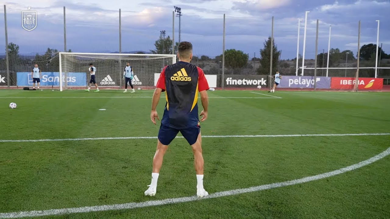 スペイン代表 シュート練習 2022.9 Spain: Shooting Practice