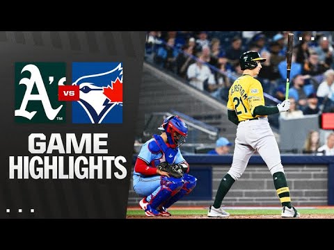 アスレチックス対ブルージェイズ 試合ハイライト (2025年5月31日) | MLBハイライト
