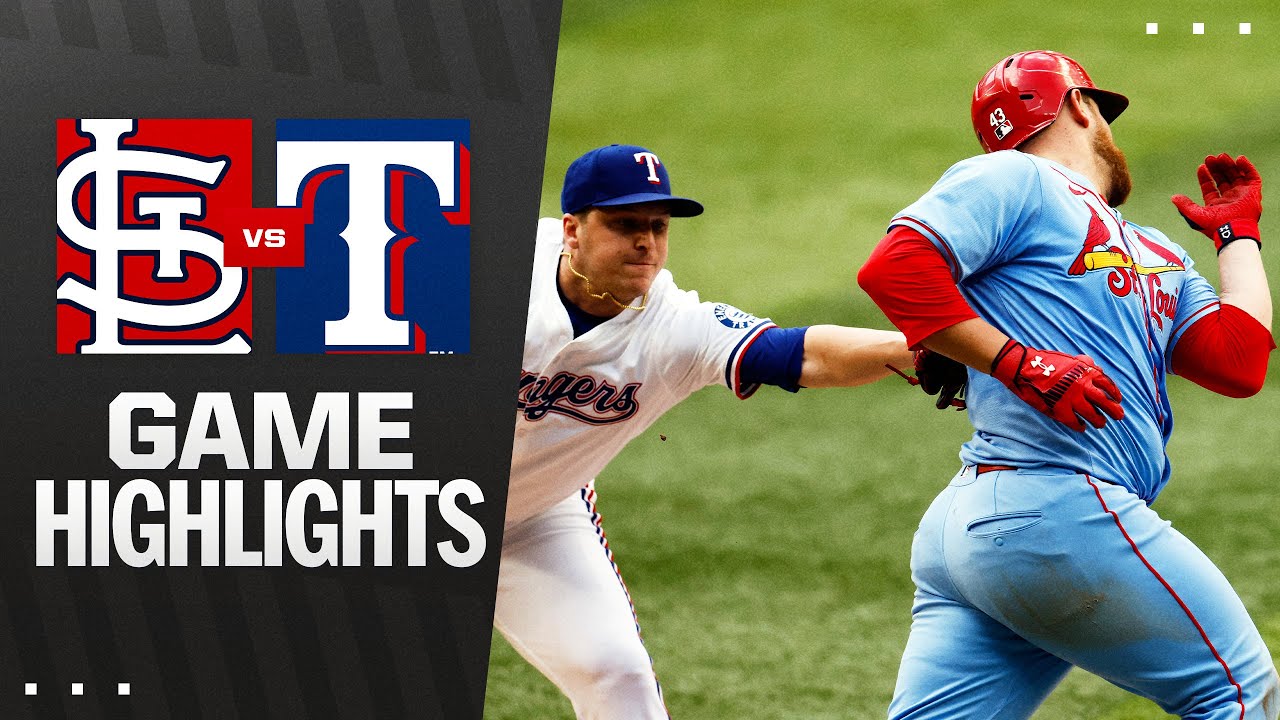 カージナルス対レンジャーズ 試合ハイライト (2025年5月31日) | MLBハイライト