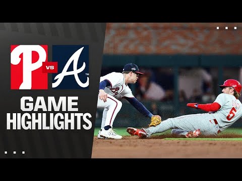 フィリーズ対ブレーブス 試合ハイライト (4/10/25) | MLBハイライト