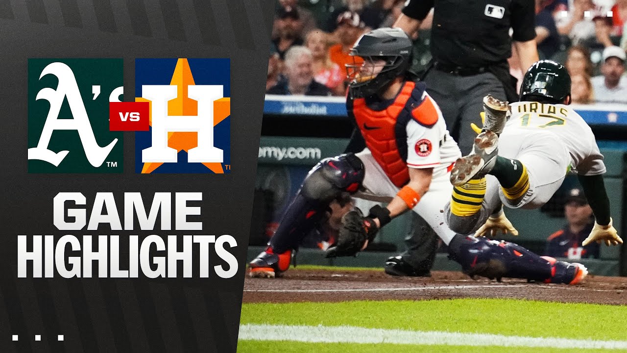 アスレチックス対アストロズ 試合ハイライト (5/28/25) | MLBハイライト