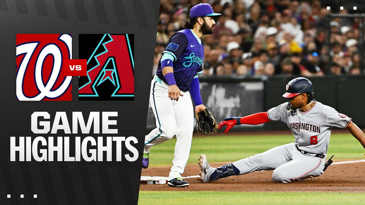 ナショナルズ対ダイヤモンドバックス 試合ハイライト (5/30/25) | MLBハイライト