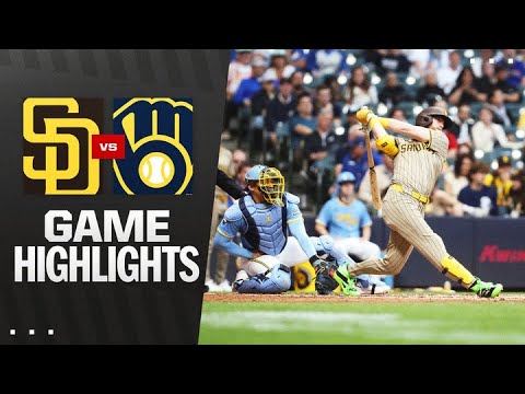 パドレス対ブルワーズ 試合ハイライト (6/6/25) | MLBハイライト