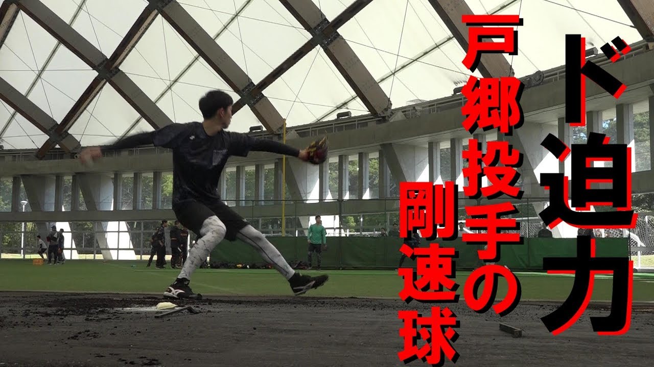 戸郷翔征投手の剛速球を至近距離で撮ってみた！