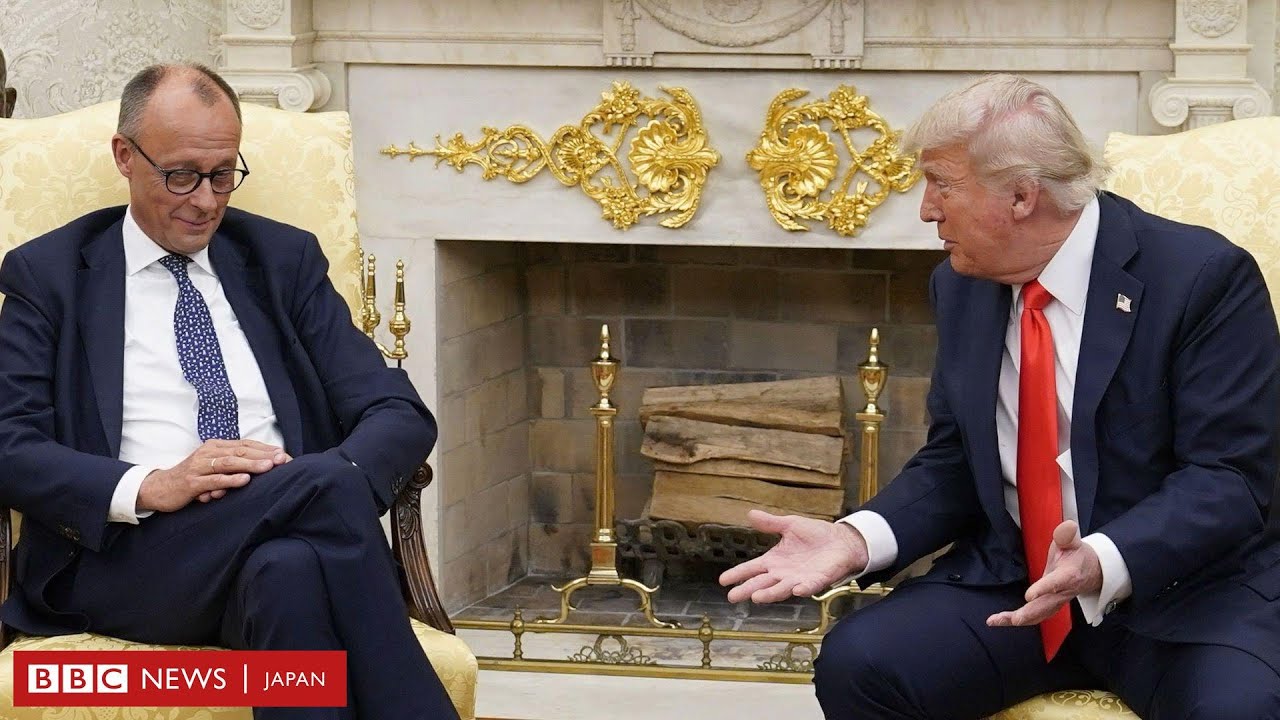 ノルマンディー作戦はドイツにとっては「楽しくない」とトランプ氏、「ナチスからの解放の日」と独首相は反論