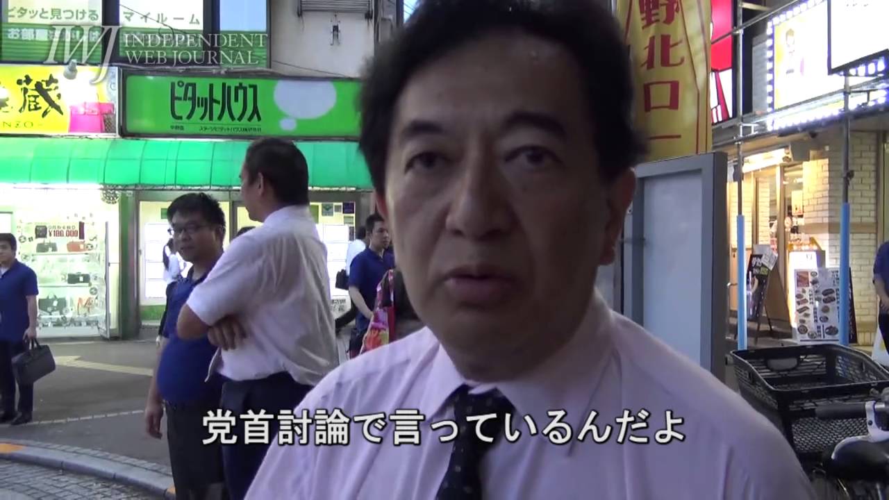 「おおさか維新は改憲勢力？」田中康夫候補に直撃取材！