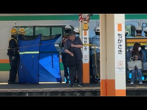 【東海道線人身事故】茅ヶ崎駅で飛び込み発生直後の緊迫した現場の様子