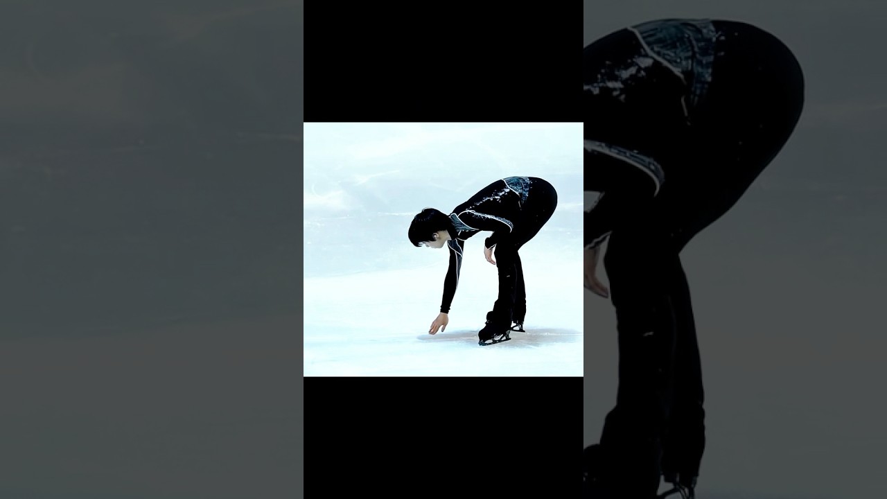 これはジャンプの時に氷の穴が開いたのですか?です!#羽生結弦