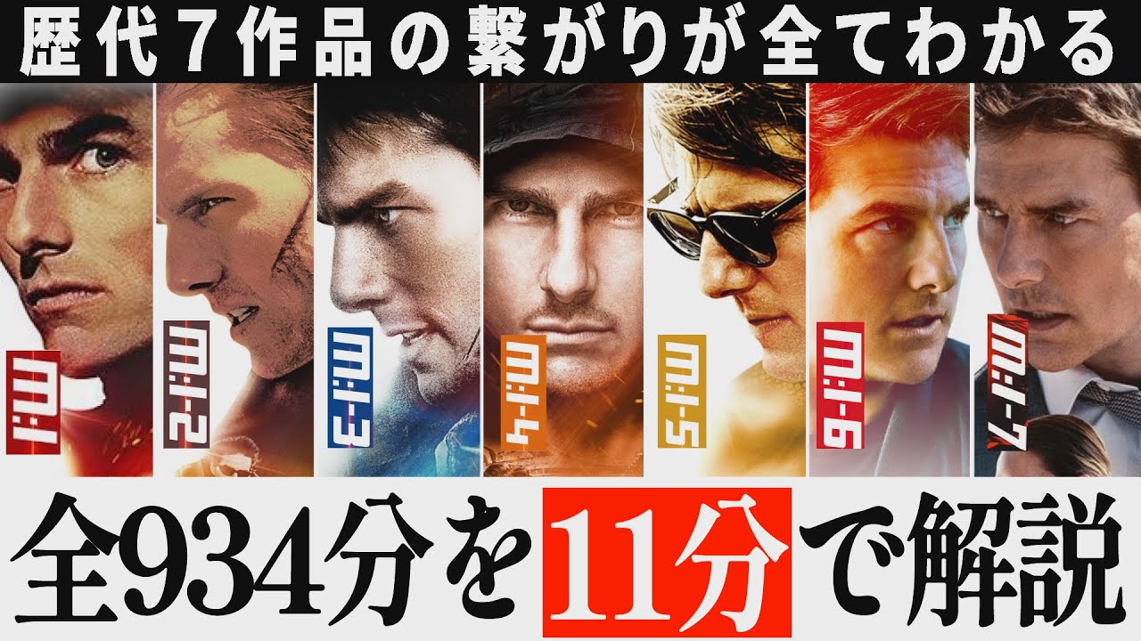 【世界最速まとめ】ファイナルレコニング観る前必見！過去作あらすじ一気解説【ミッションインポッシブル８】