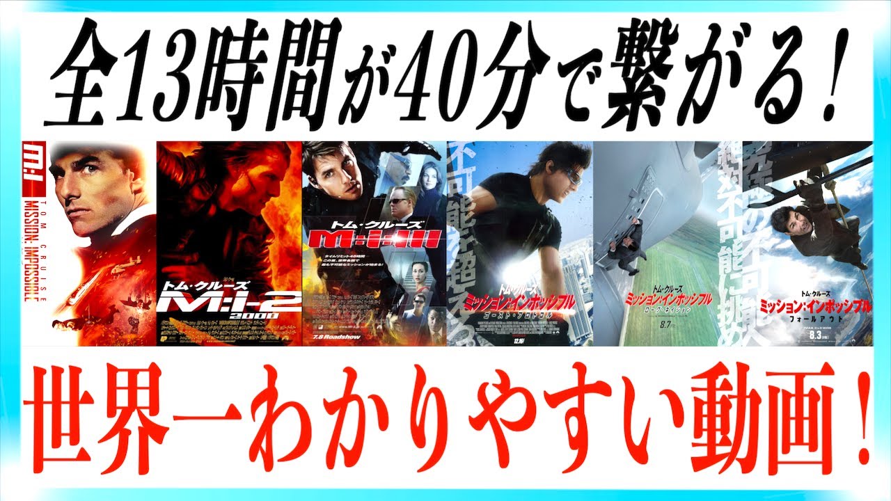 【超まとめ】ミッションインポッシブルが世界一わかる動画！【デッドレコニング】