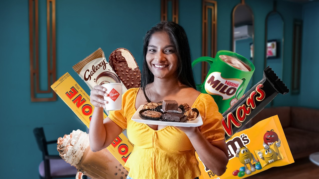 මගේ ආසම food challenge එක 💝 - Eating Chocolate All Day🍫