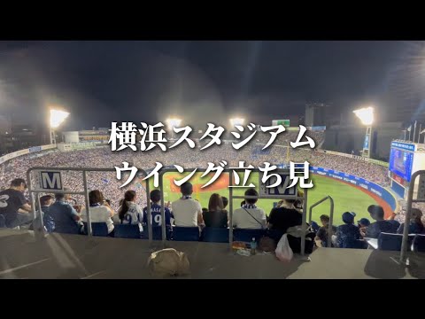 【座席紹介】横浜スタジアム最安値！ウイング立ち見紹介！！