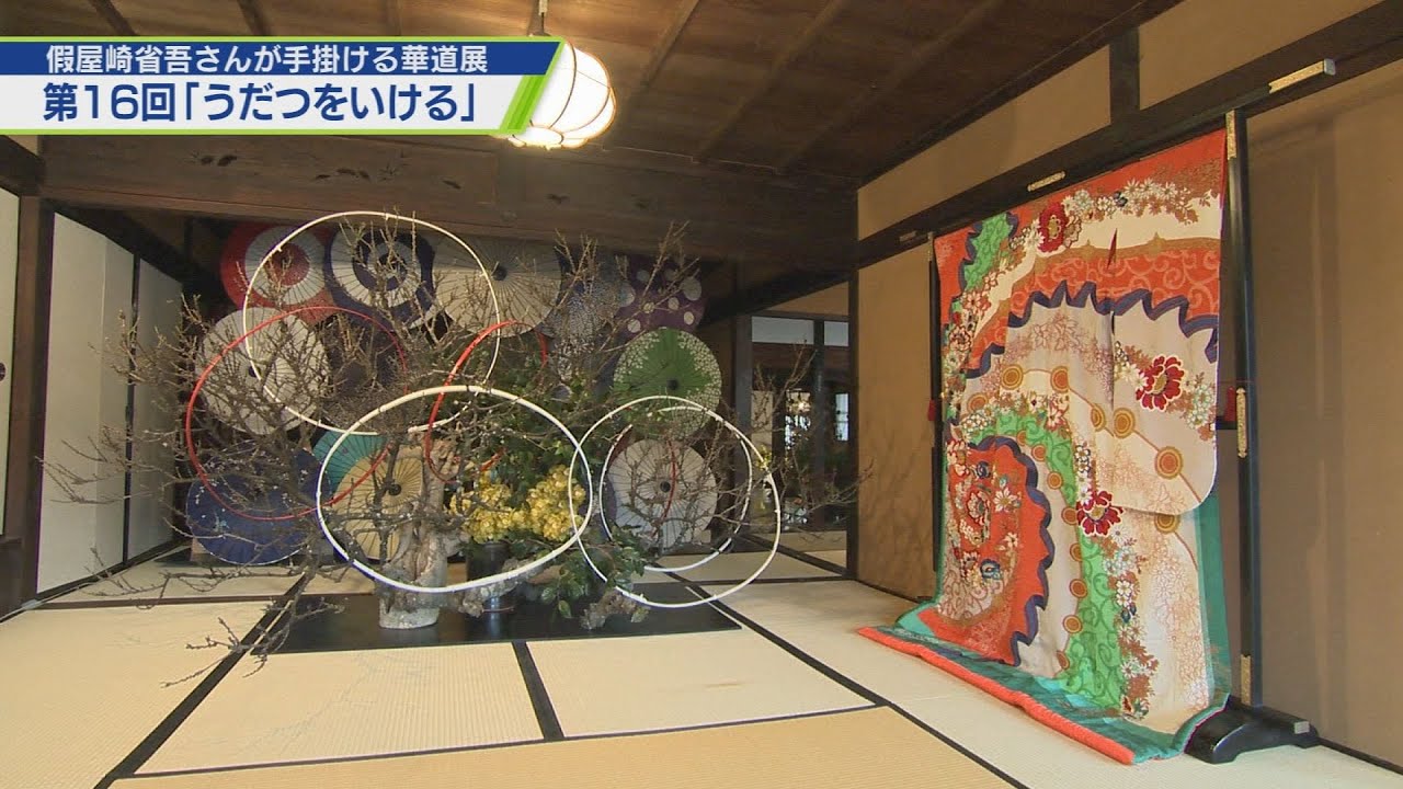華道家 假屋崎省吾『うだつをいける』【テレビトクシマ】