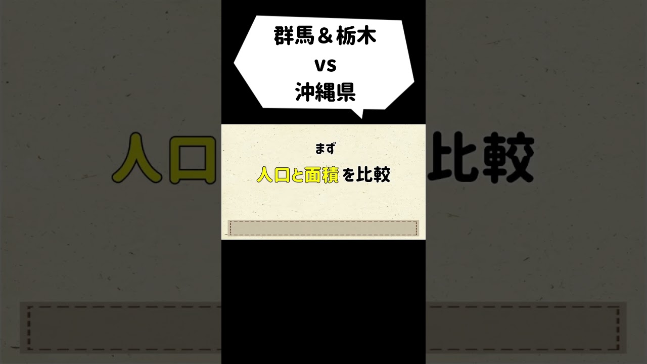 群馬と栃木を合体させて沖縄県と戦ったらボロ負けした