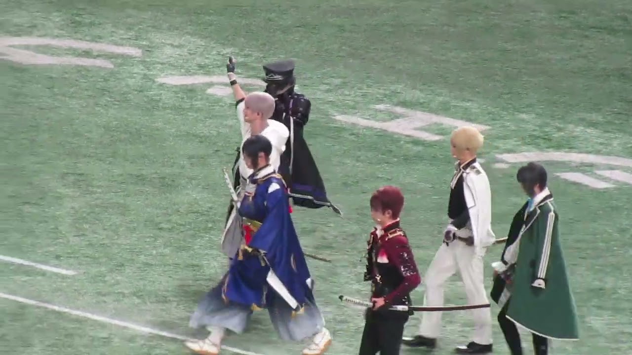 東京ドーム・巨人戦とミュージカル『刀剣乱舞』コラボ〜刀剣男士が登場