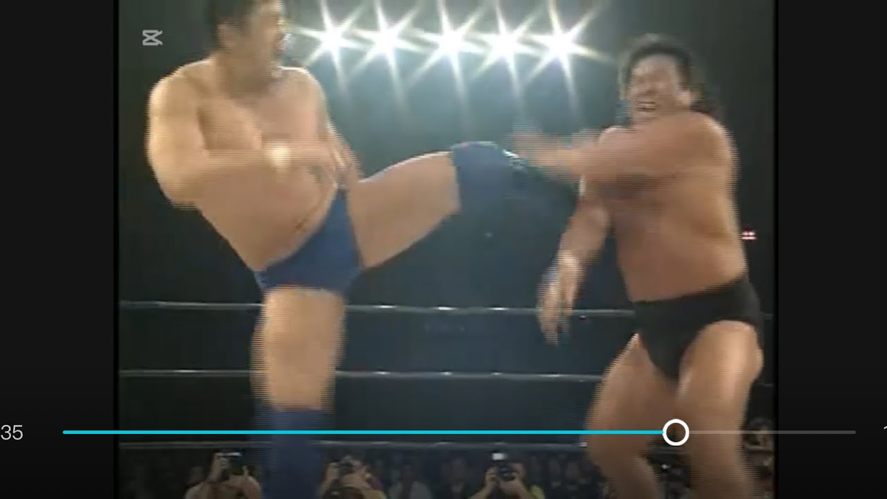 長州力 佐々木健介 vs 高田延彦 金原弘光
