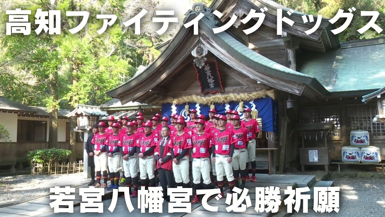 「高知ファイティングドッグス 開幕戦を前に若宮八幡宮で必勝祈願」2025/3/21放送