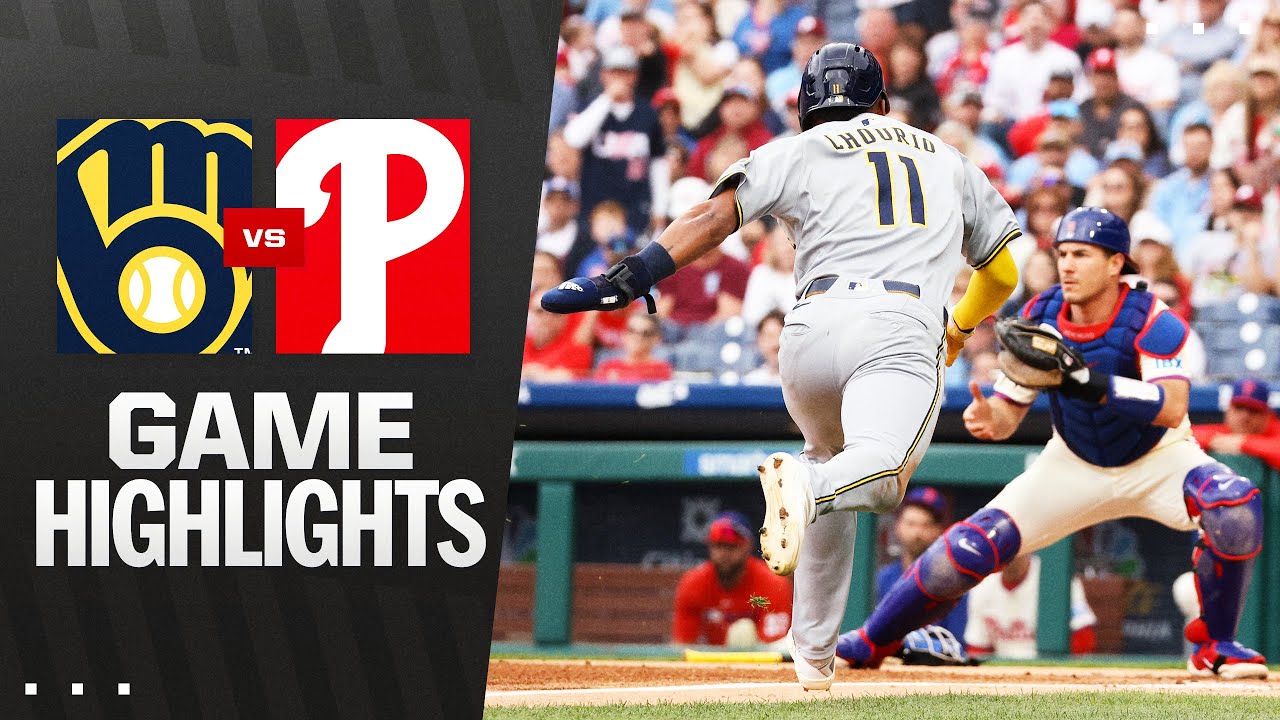 ブルワーズ対フィリーズ 試合ハイライト（2025年5月31日） | MLBハイライト