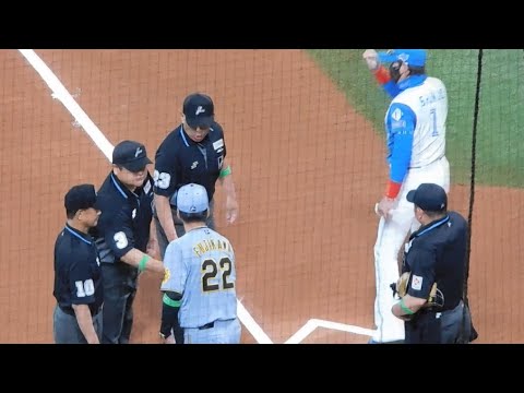 【新井監督のマネ!?】藤川監督を無視して帰る新庄監督 2025.6.3 エスコン