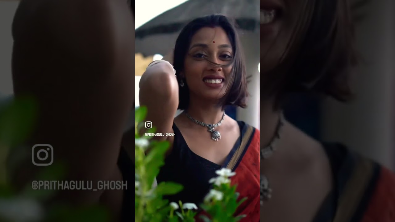 || A rainy day || #bong #saree #ethnicwear  #fashion #viralreels #trending