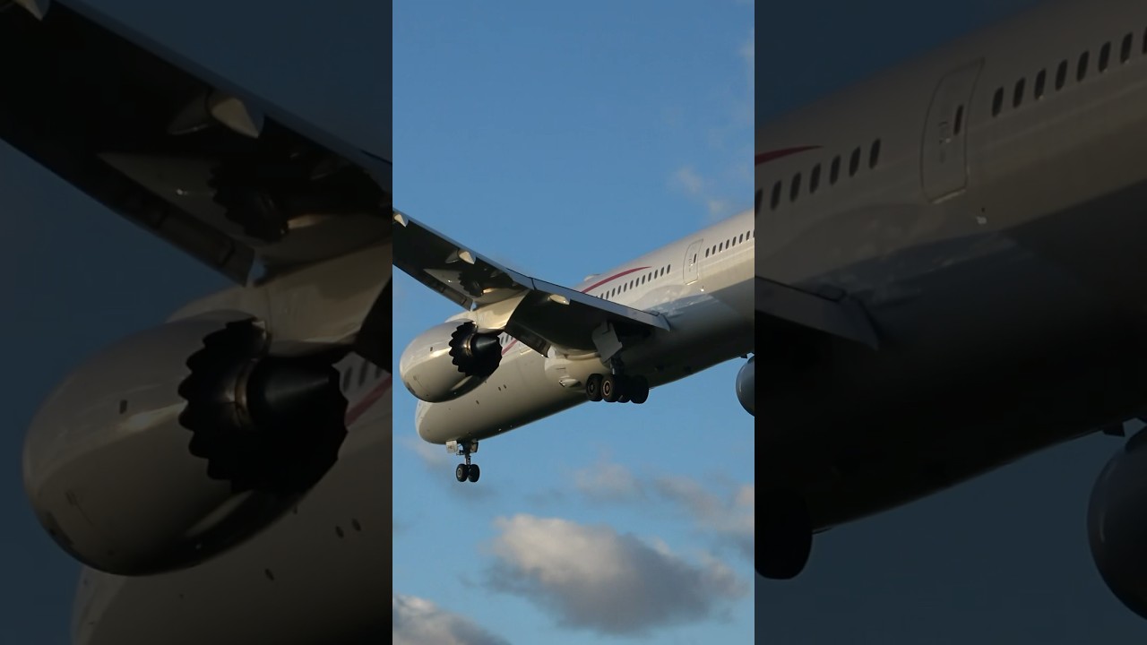 🇲🇽 Aeromexico Boeing 787-9 Dreamliner Landing @ London Heathrow Airport #shorts