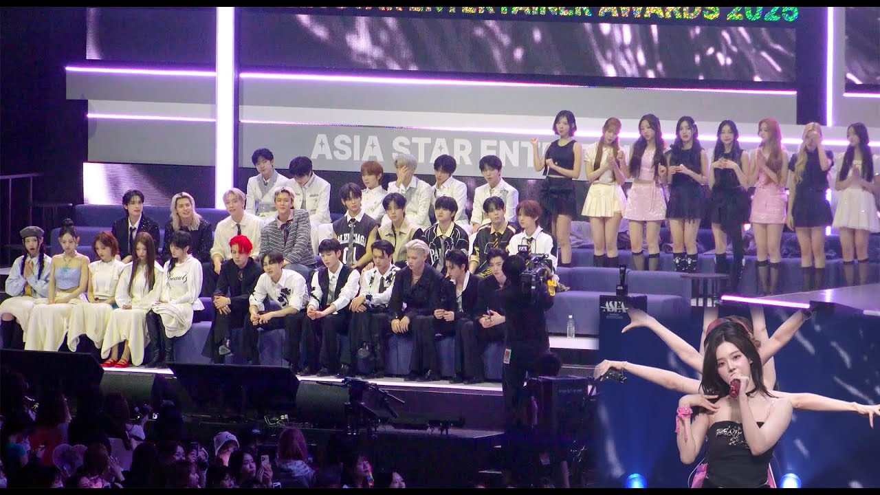 에스파 aespa 'Armageddon' stage Reaction (ENHYPEN Hearts2Hearts NCT WISH  KiiiKiii NOWADAYS) /2025 ASEA