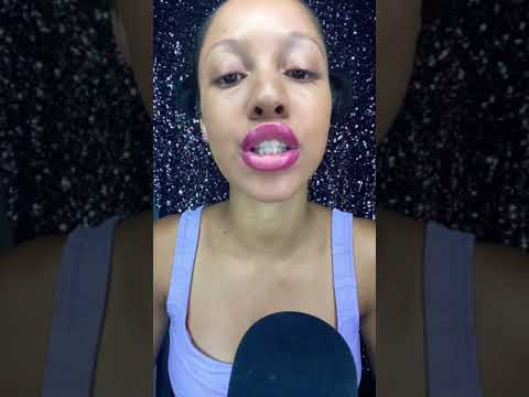 👄 Are sticky mouth sounds tingly or annoying ? ASMR ❣️😌 #shorts