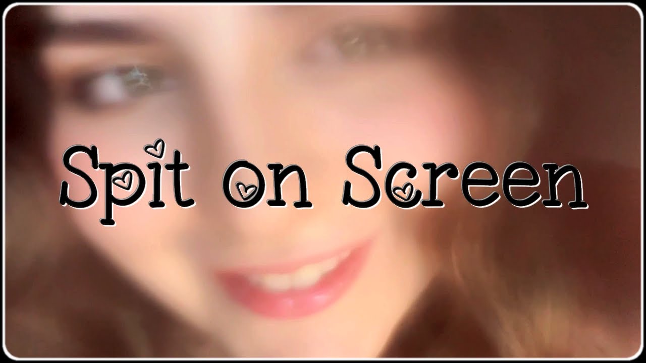 ♥ ASMR Spit Painting Your Screen ♥