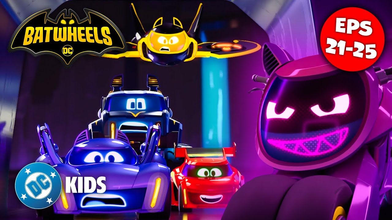 🍿📺 Batwheels FULL EPISODES 21-25! | @dckids