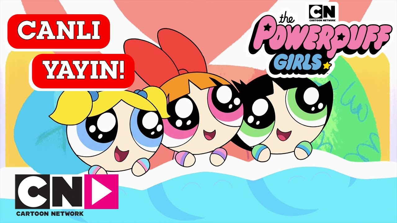 🔴 CANLI 🔴 POWERPUFF GIRLS | 1. Sezon ve 2. Sezon | Cartoon Network Türkiye